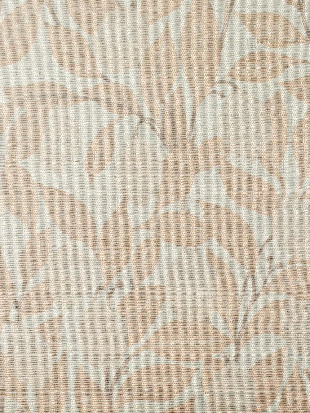 lemons blush grasscloth