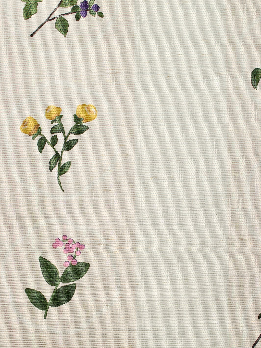 montaigne stripe peach grasscloth