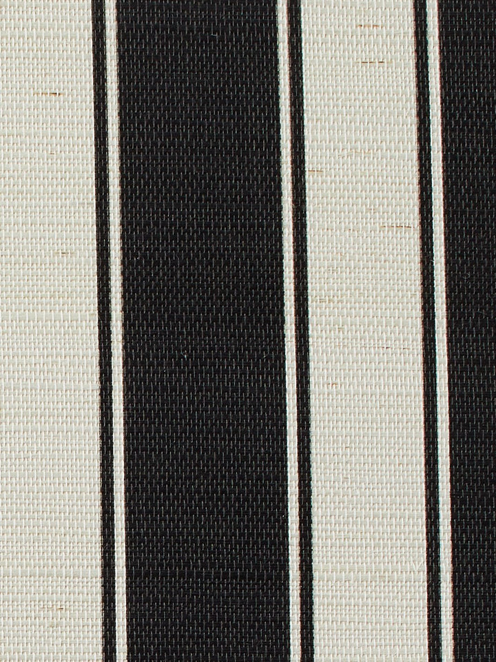 ojai stripe black grasscloth