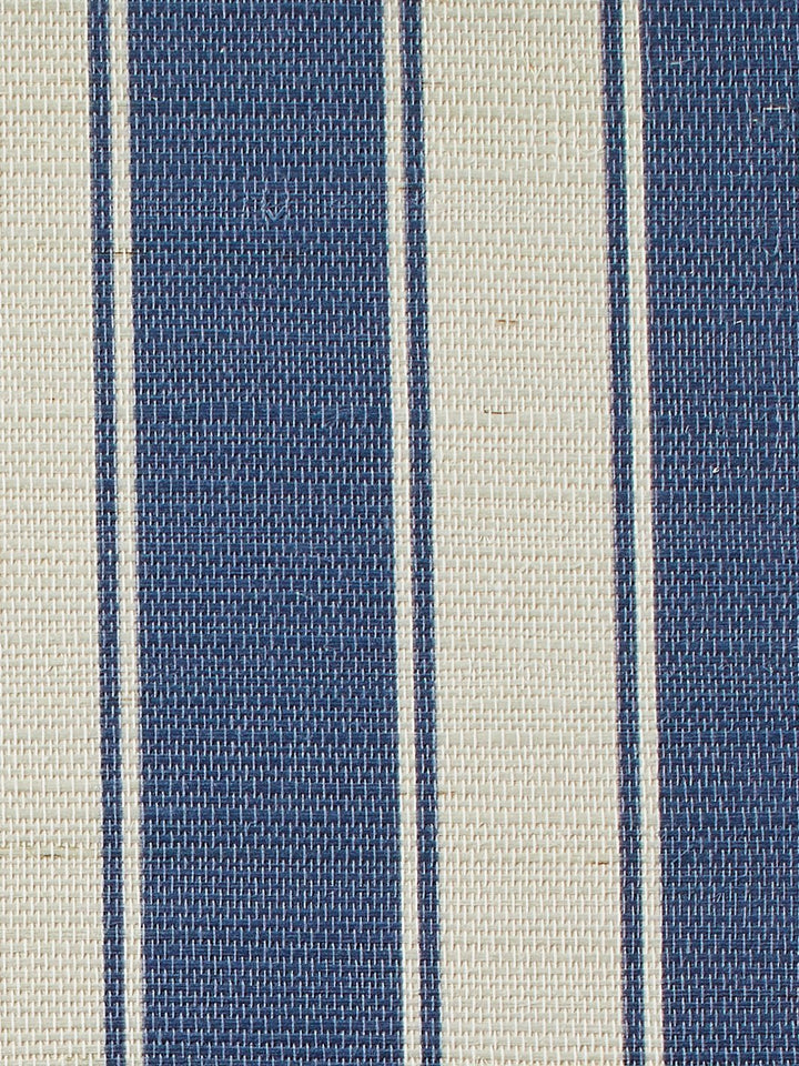 ojai stripe navy grasscloth