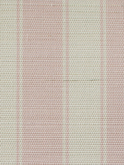 'Ojai Stripe' Grasscloth' Wallpaper by Wallshoppe - Pink