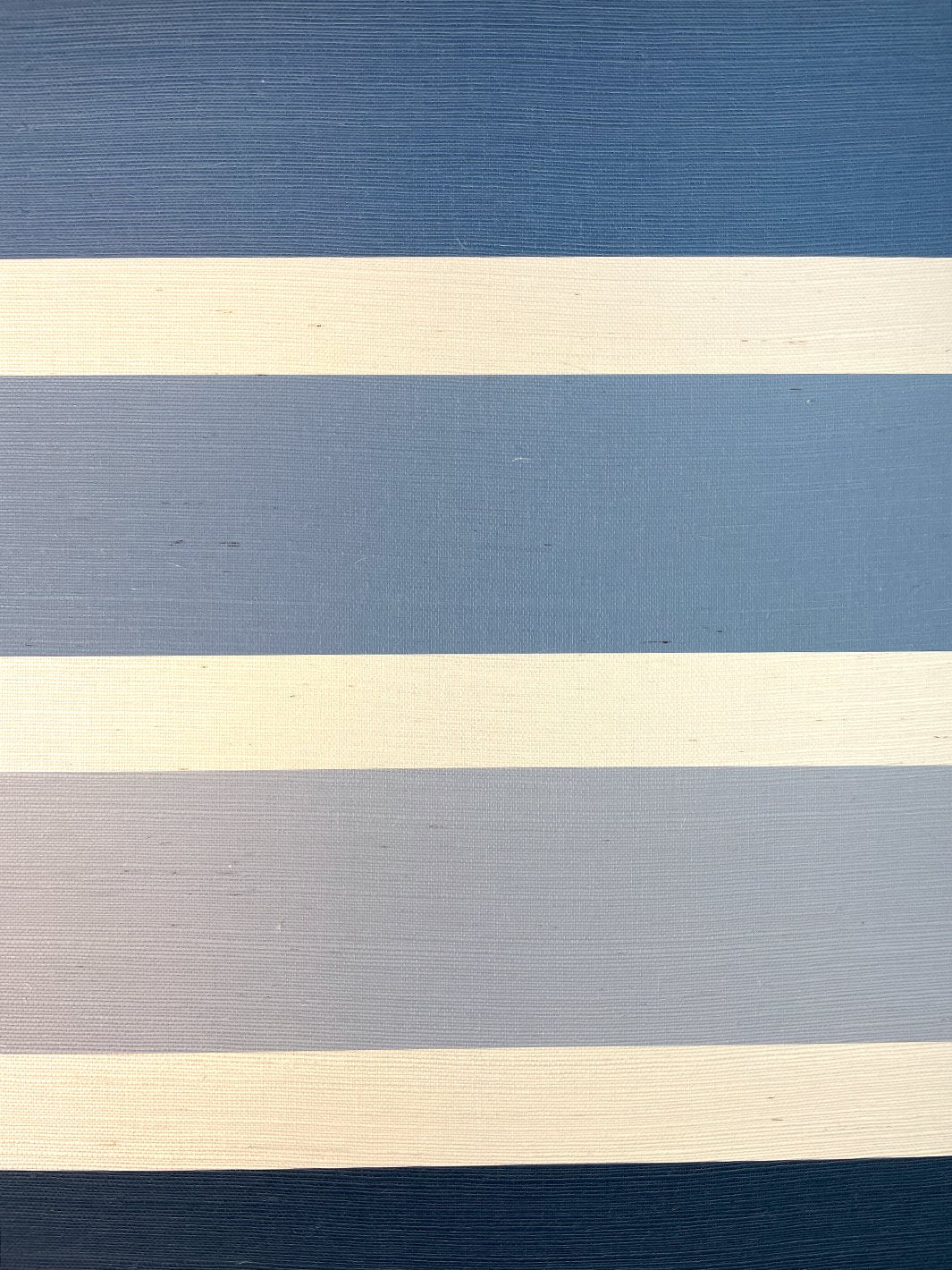 'Ombre Stripe' Grasscloth' Wallpaper by Barbie™ - Blue