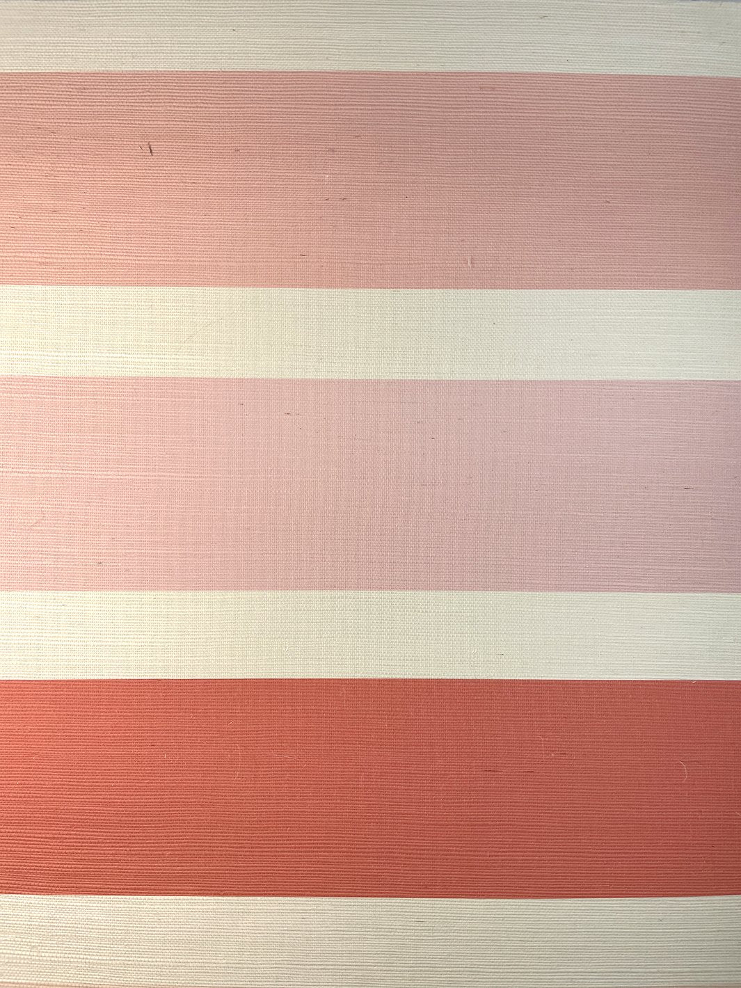ombre stripe grasscloth wallpaper by barbie peach