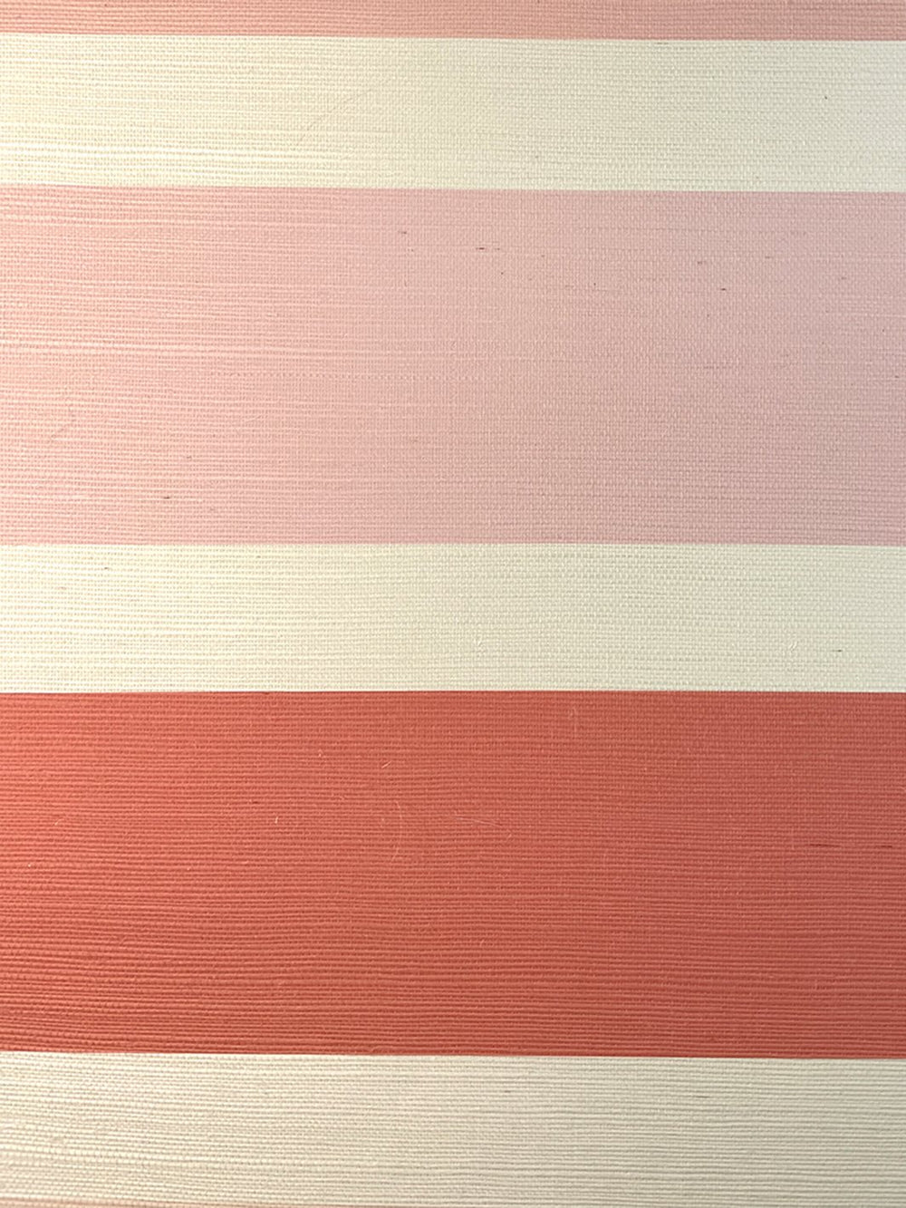 ombre stripe grasscloth wallpaper by barbie peach