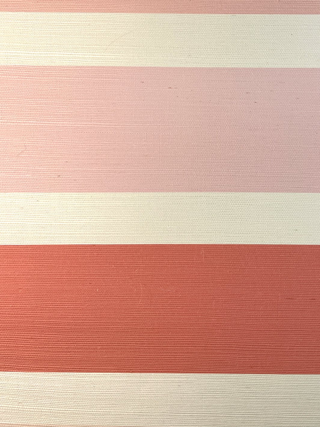 ombre stripe grasscloth wallpaper by barbie peach