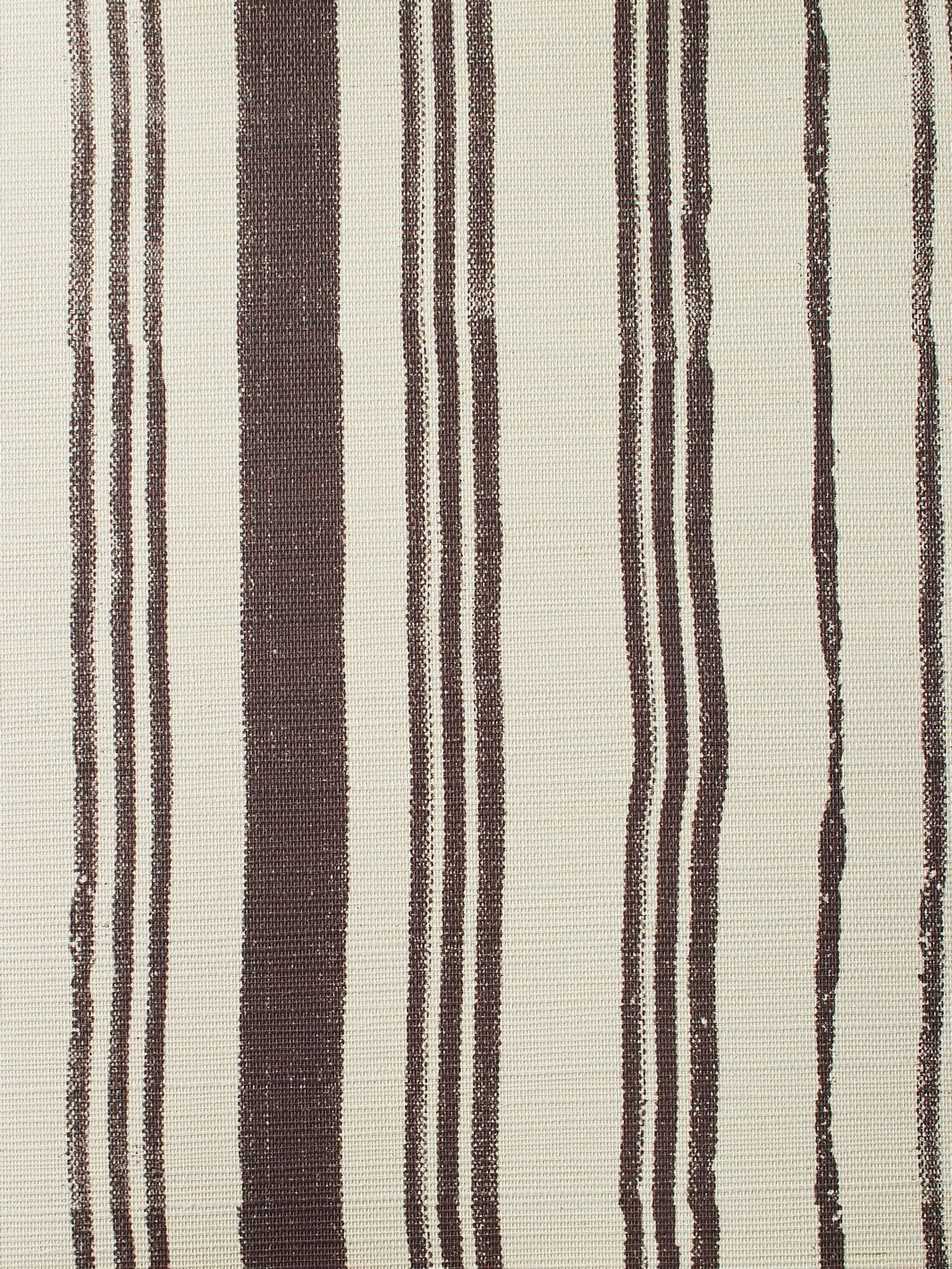 painted stripes chocolate grasscloth