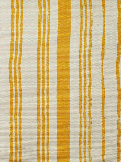 'Painted Stripes' Grasscloth' Wallpaper by Nathan Turner - Gold