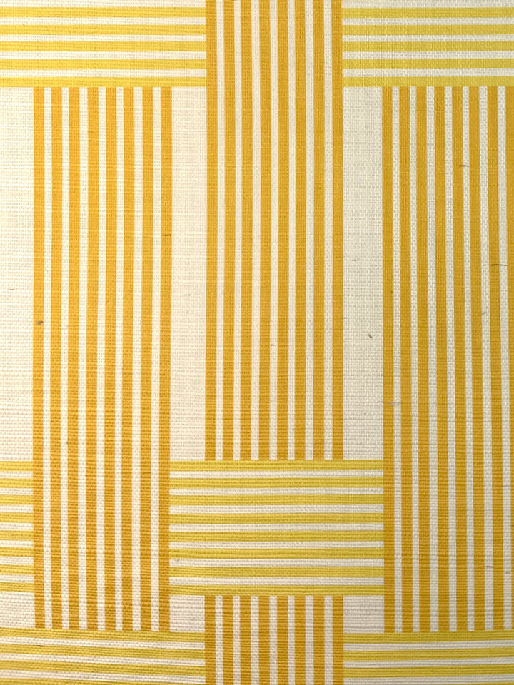 roman holiday woven grasscloth wallpaper by barbie marigold