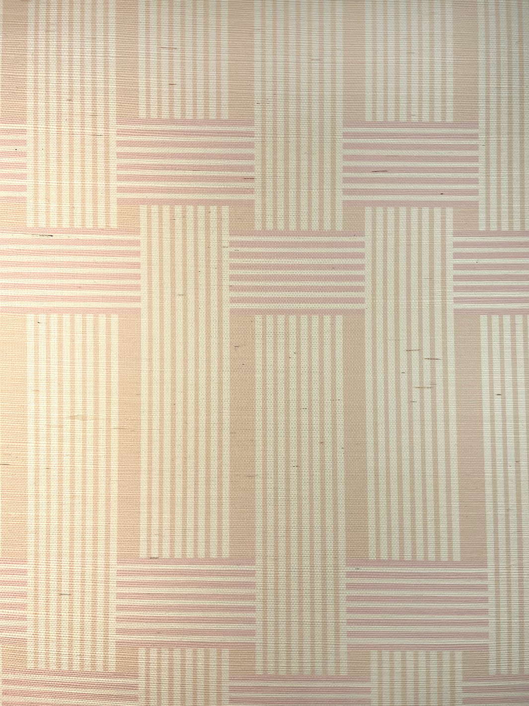 'Roman Holiday Woven' Grasscloth' Wallpaper by Barbie™ - Peach