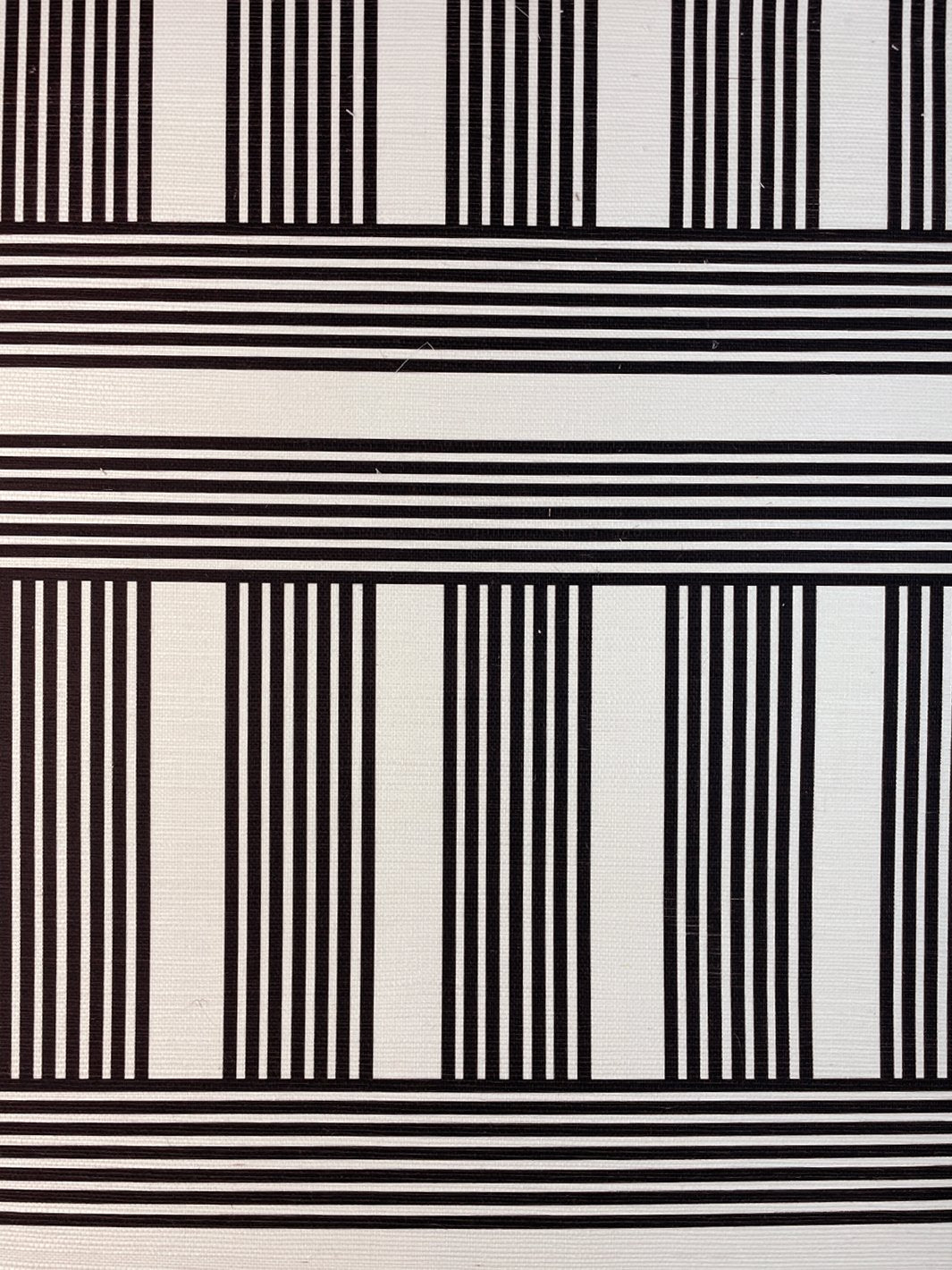 roman holiday grid grasscloth wallpaper by barbie black