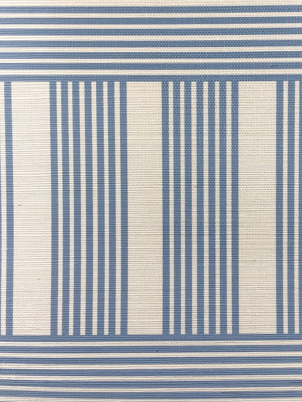 roman holiday grid grasscloth wallpaper by barbie blue