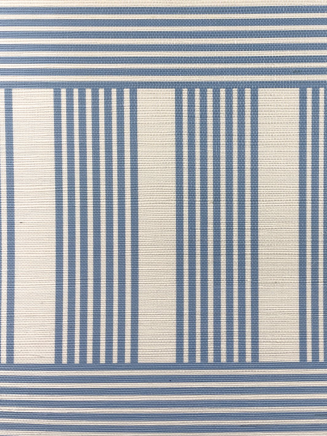 roman holiday grid grasscloth wallpaper by barbie blue
