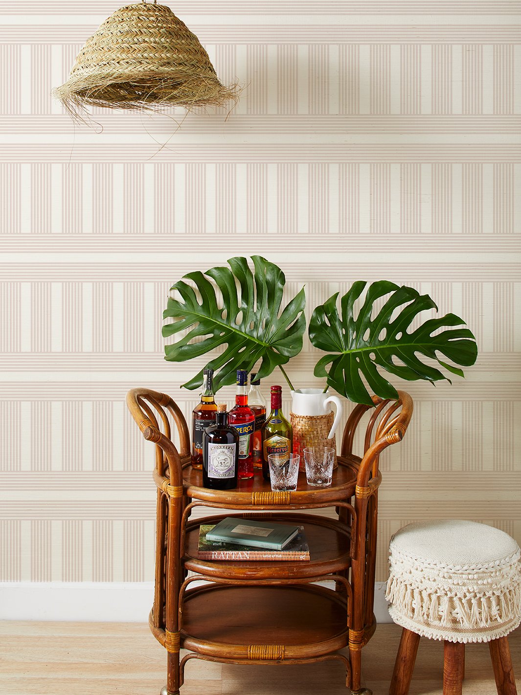 roman holiday grid grasscloth wallpaper by barbie oyster
