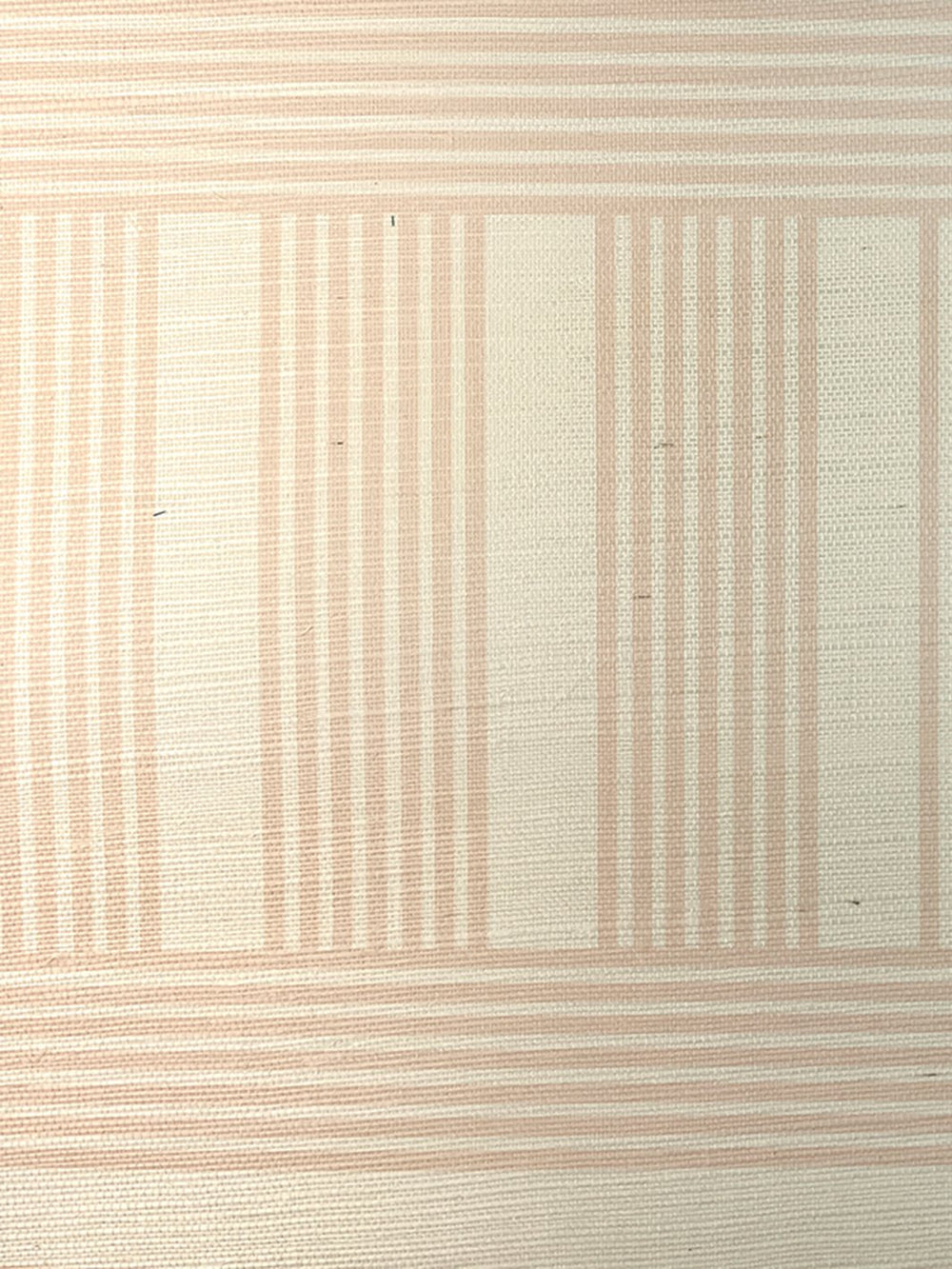 roman holiday grid grasscloth wallpaper by barbie peach