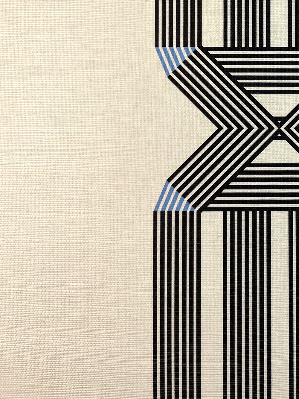 roman holiday key grasscloth wallpaper by barbie black