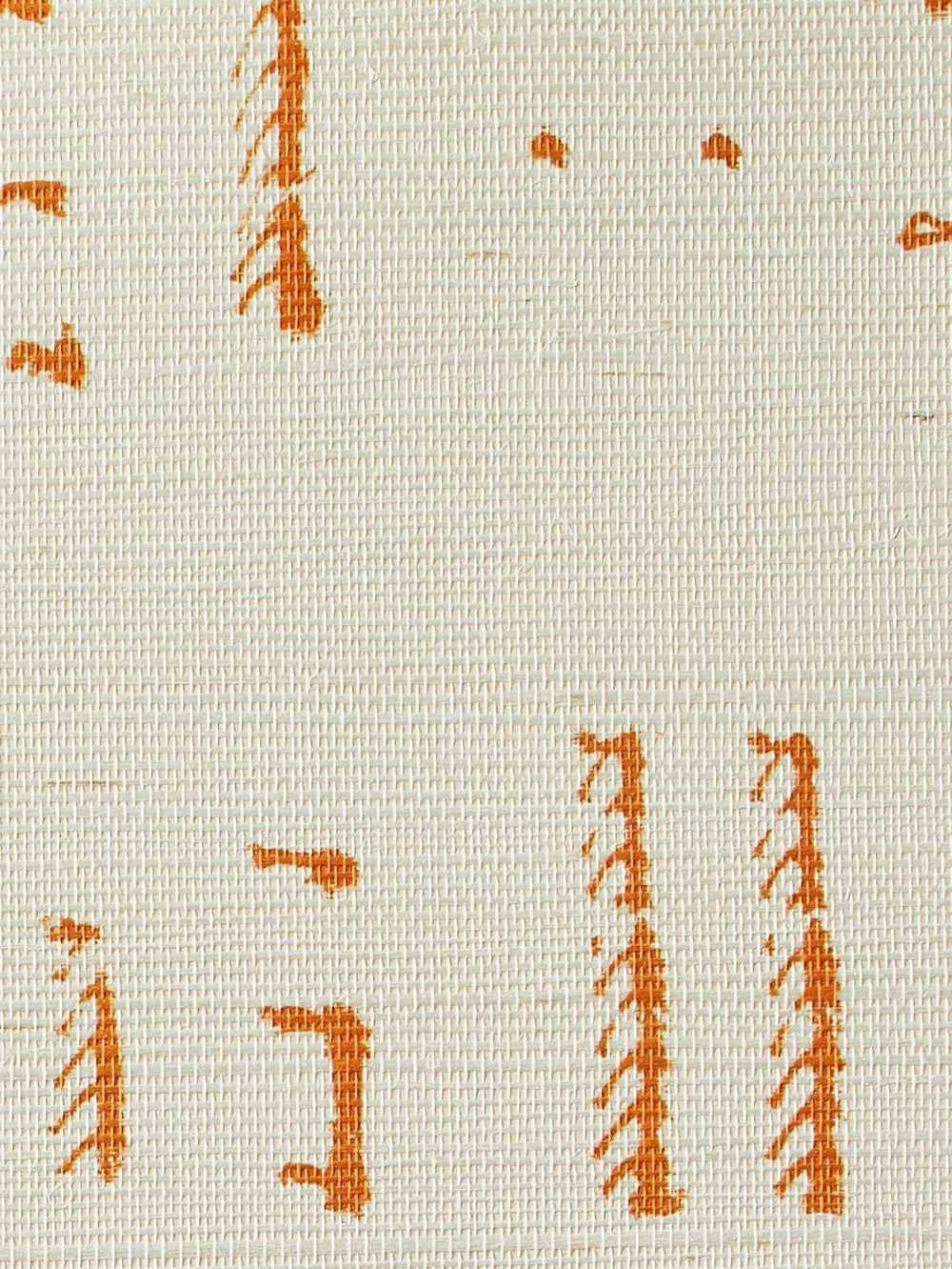 stitch terracota grasscloth