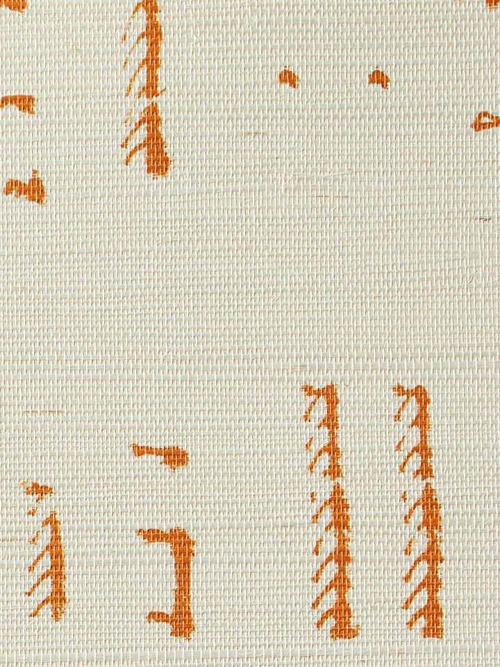 stitch terracota grasscloth
