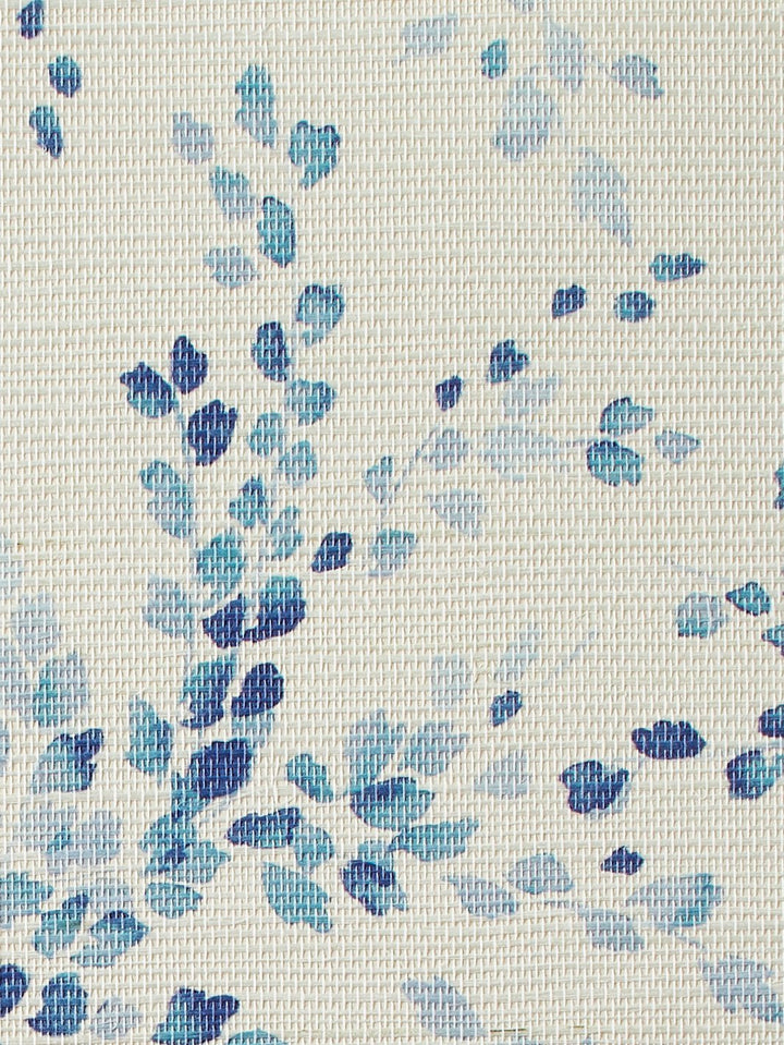 sweet caroline blue grasscloth