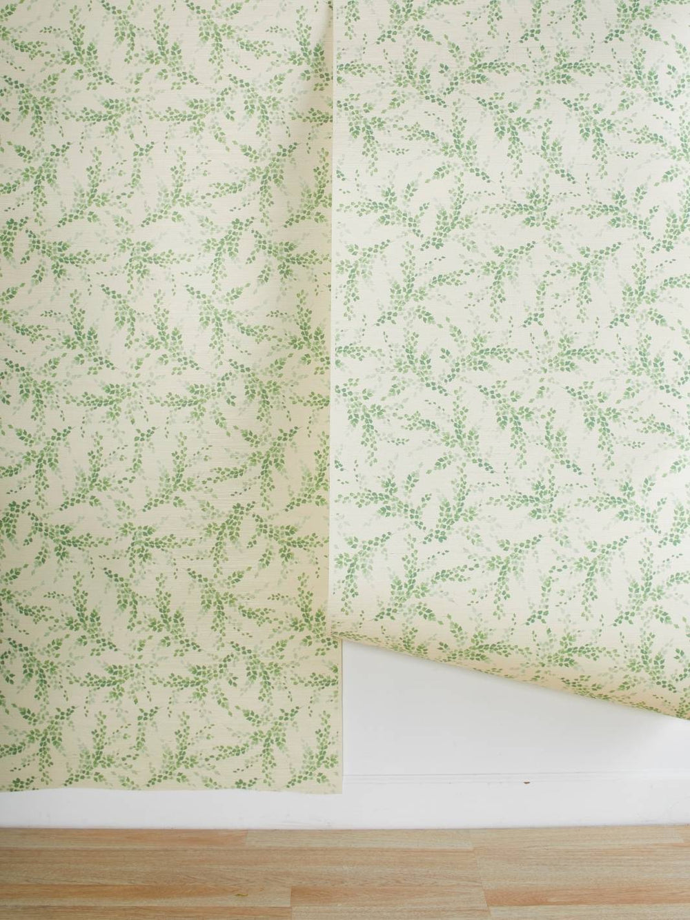 sweet caroline green grasscloth