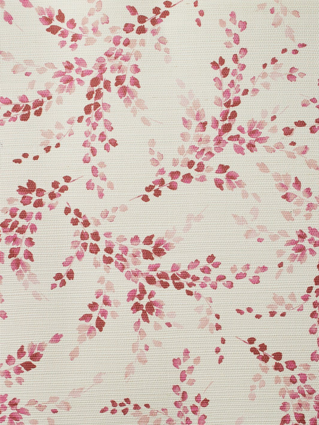 'Sweet Caroline' Grasscloth' Wallpaper by Wallshoppe - Rose