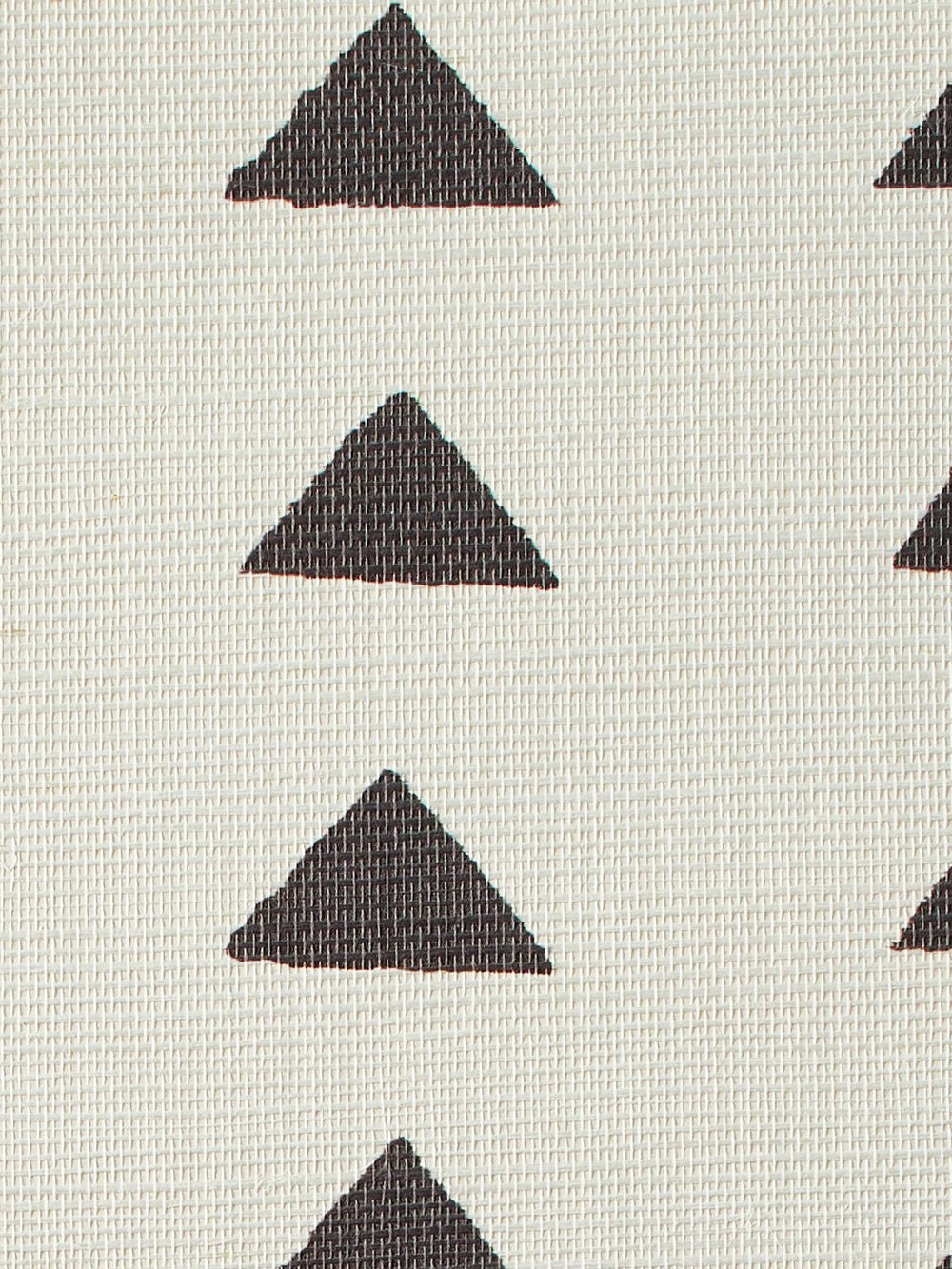 triangles chocolate grasscloth