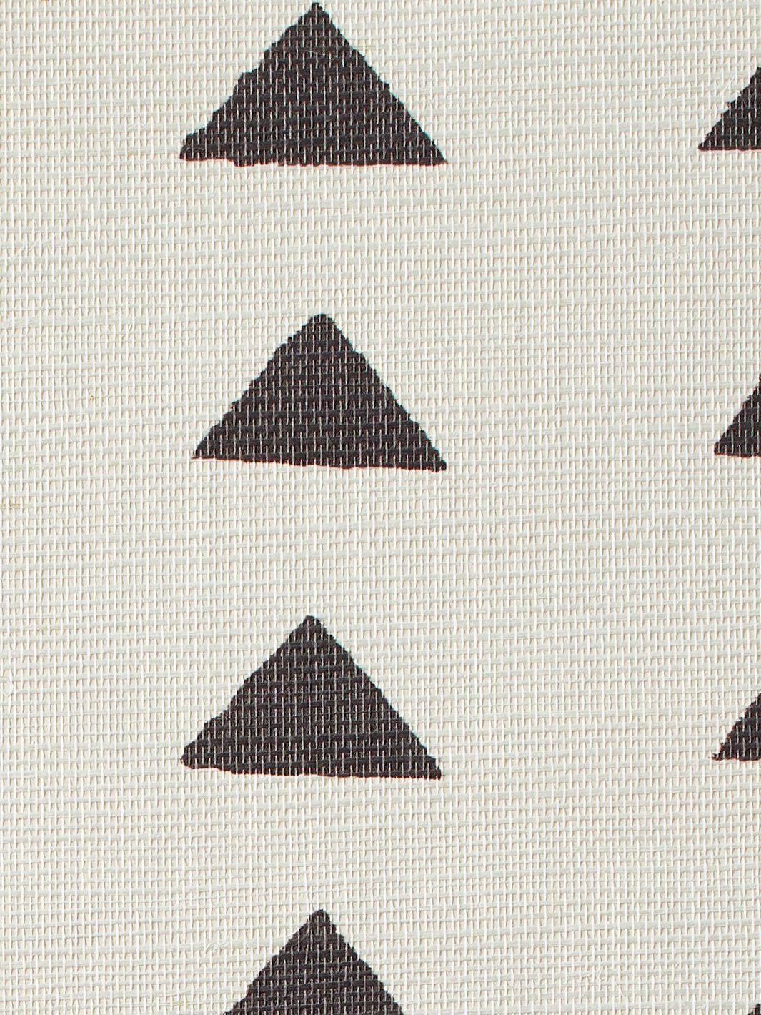 triangles chocolate grasscloth