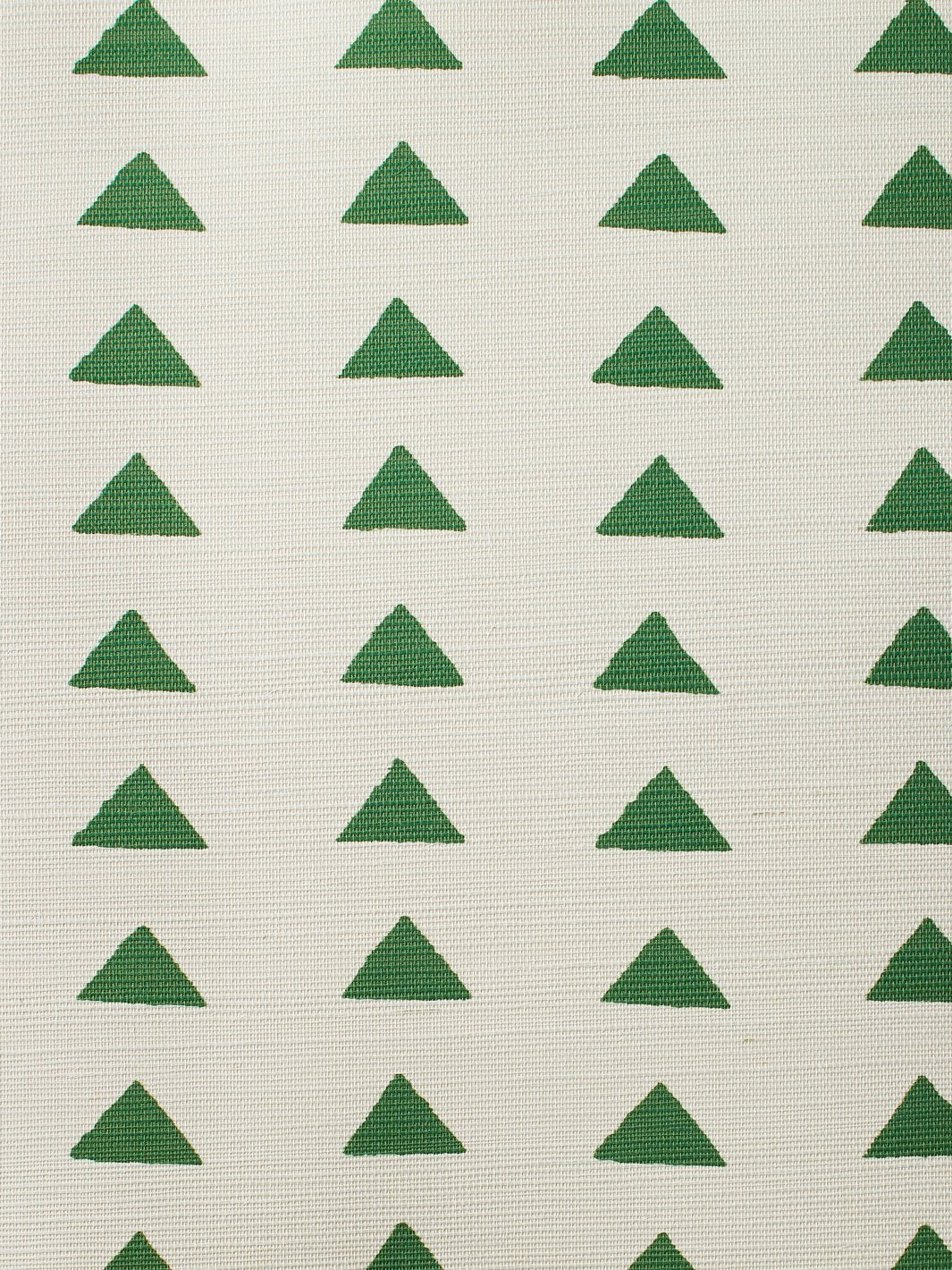 triangles green grasscloth