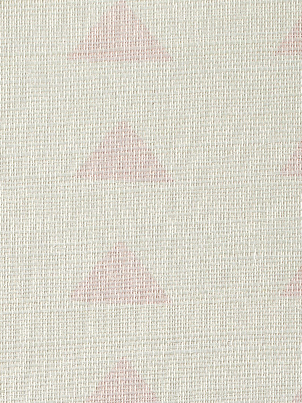 triangles pink grasscloth
