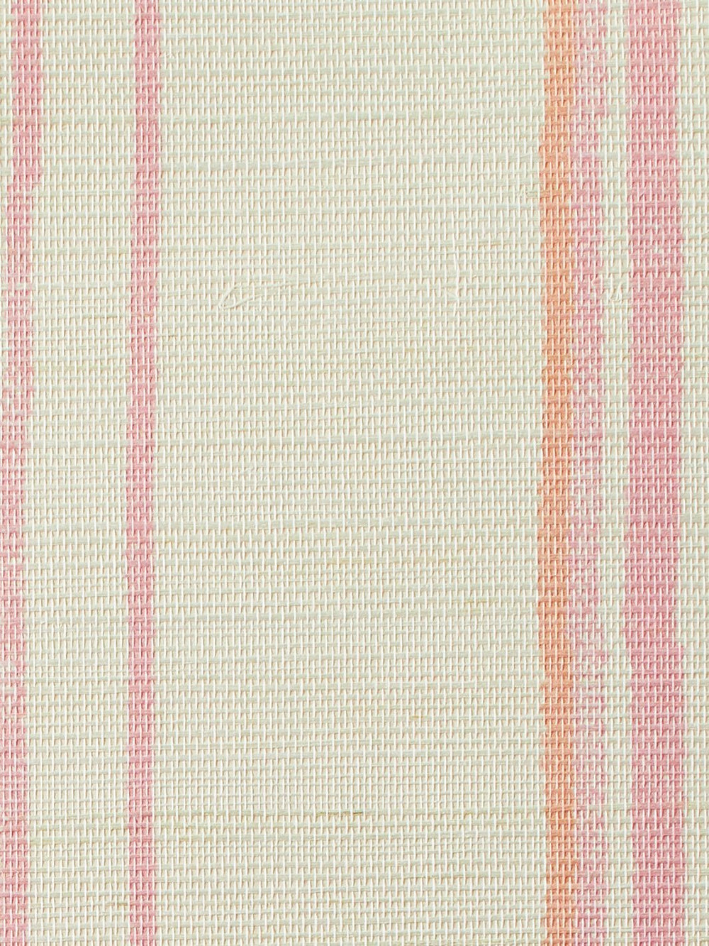two tone stripe creamsicle grasscloth
