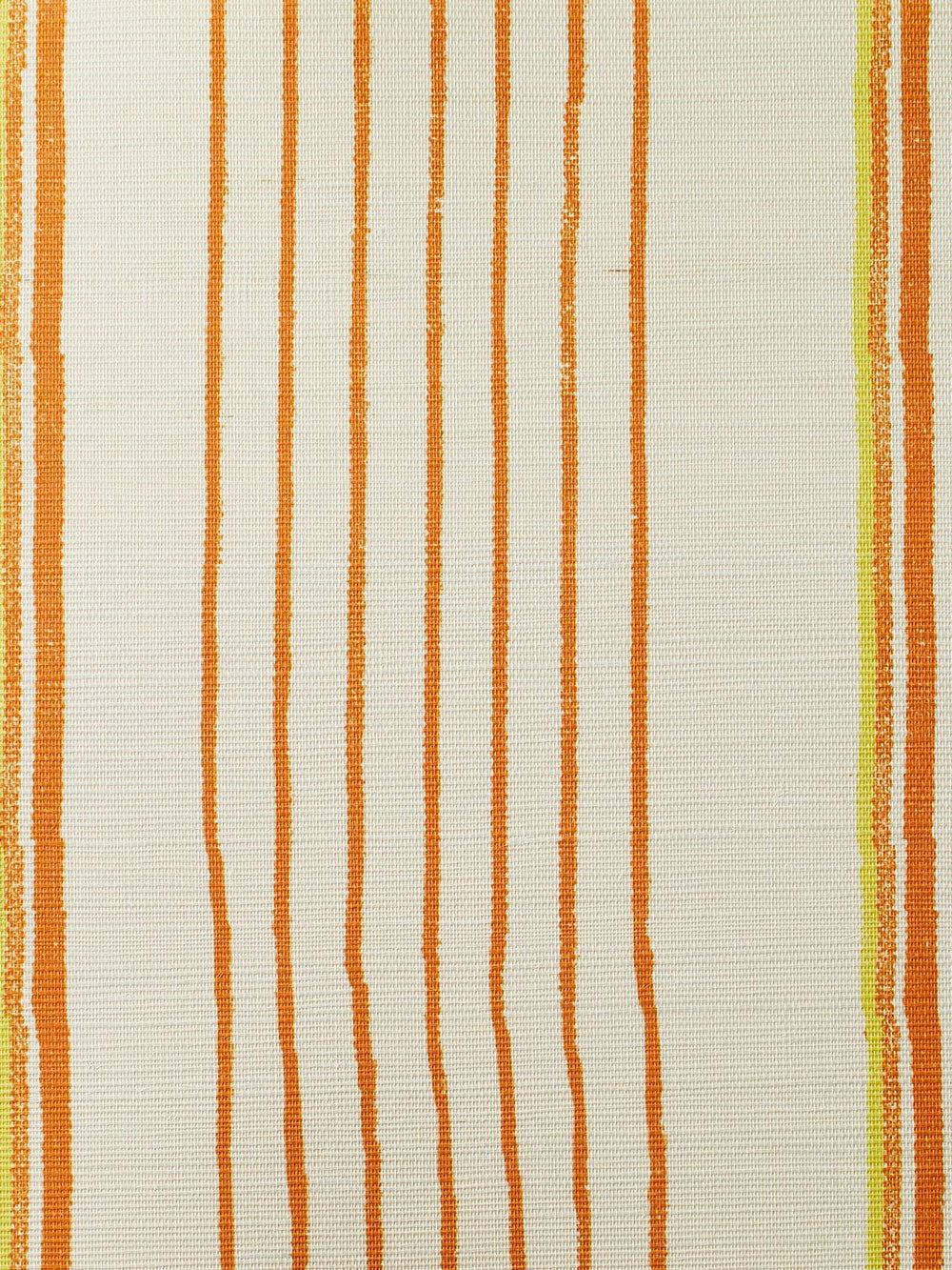 two tone stripe daffodil terracota grasscloth