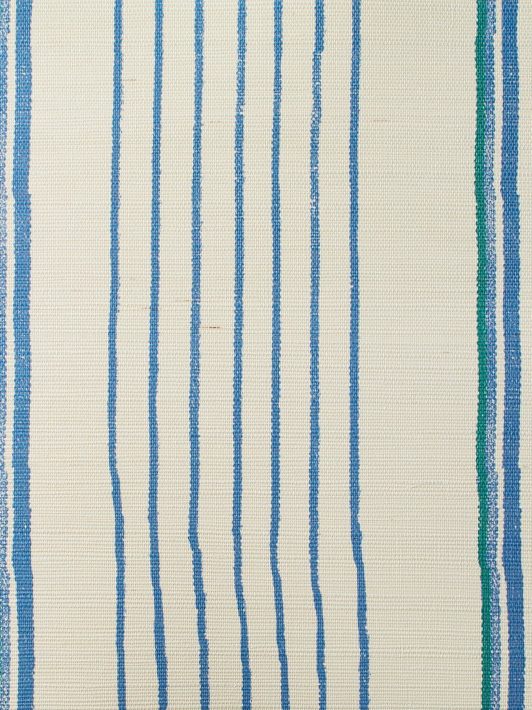 two tone stripe sea green blue grasscloth