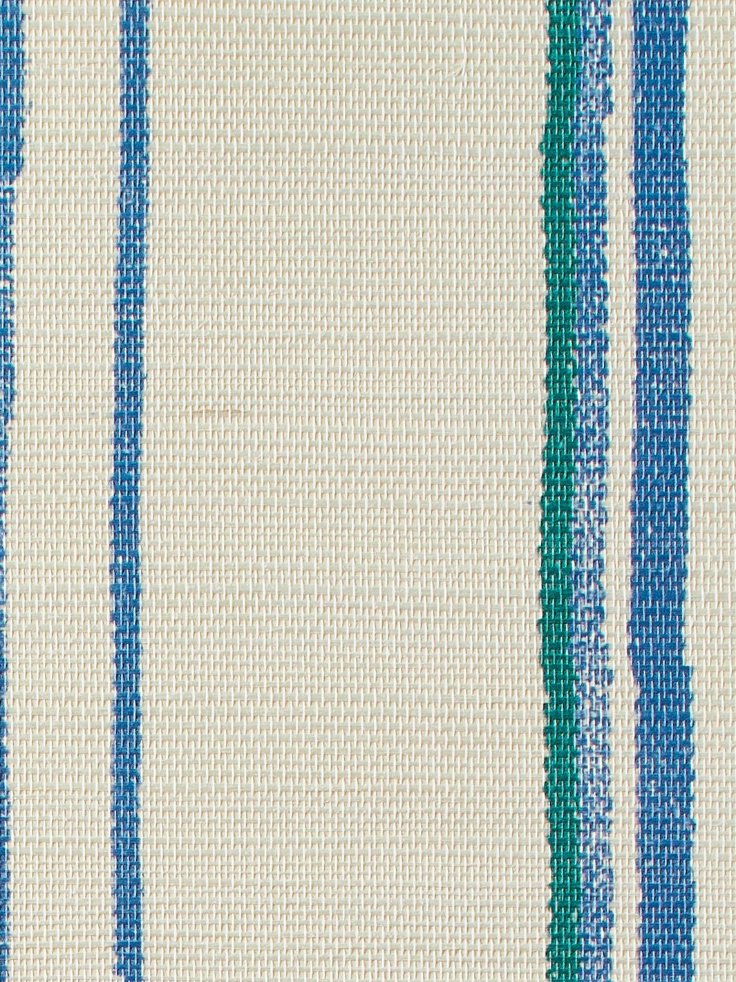 two tone stripe sea green blue grasscloth