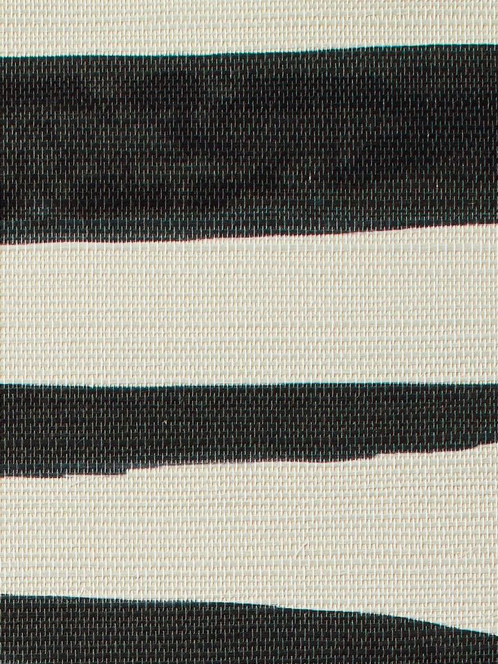 watercolor weave large black grasscloth