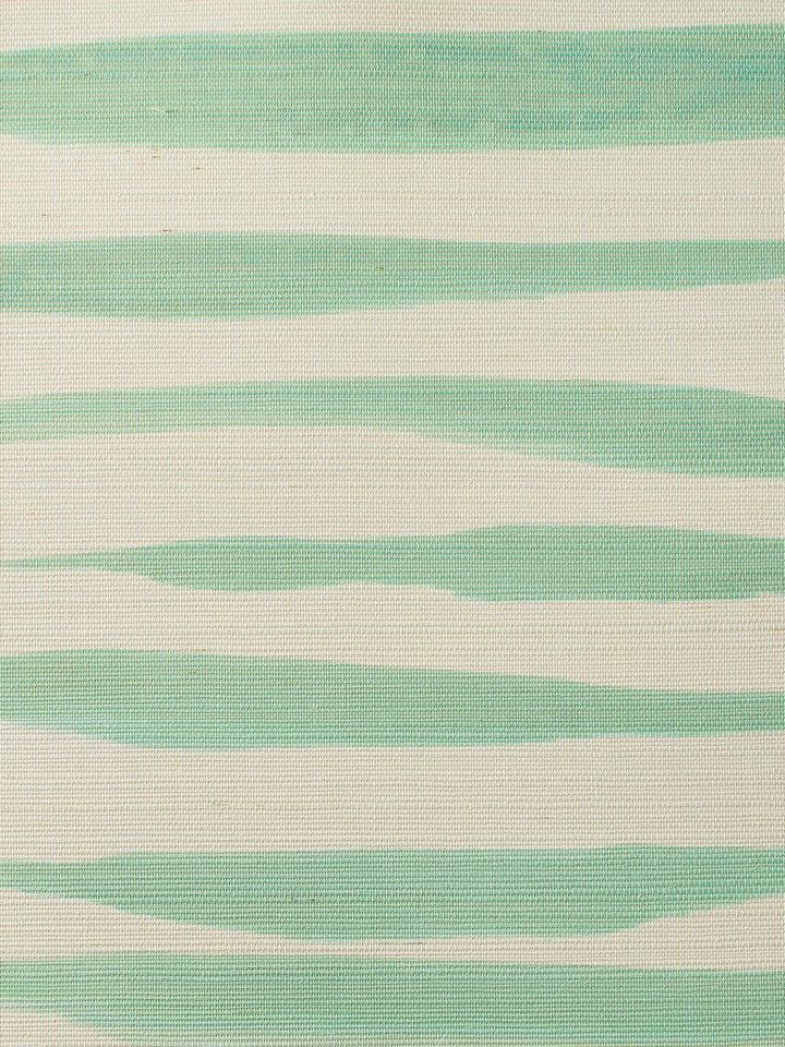 watercolor weave large green grasscloth