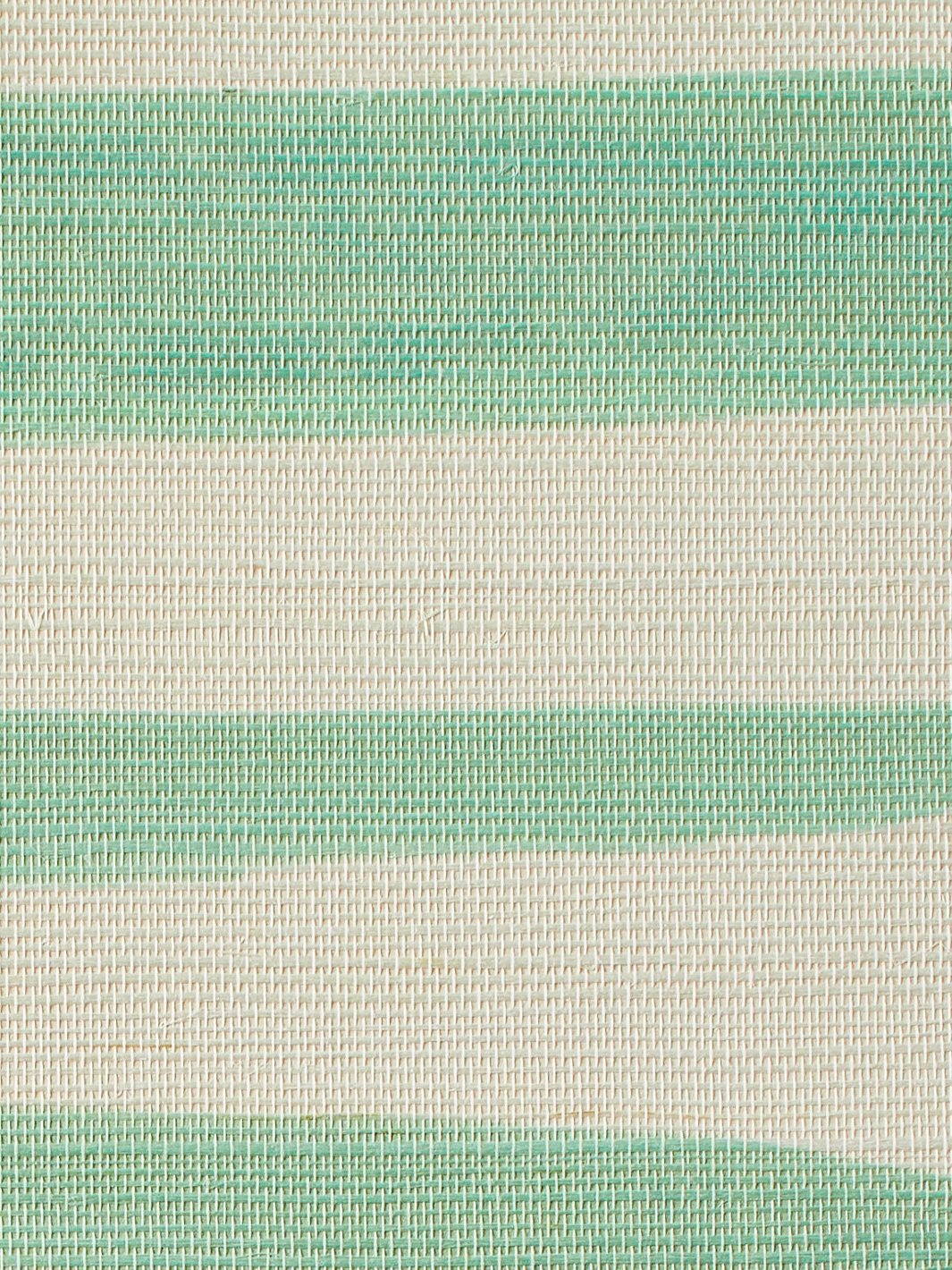 'Watercolor Weave Large' Grasscloth' Wallpaper by Wallshoppe - Green