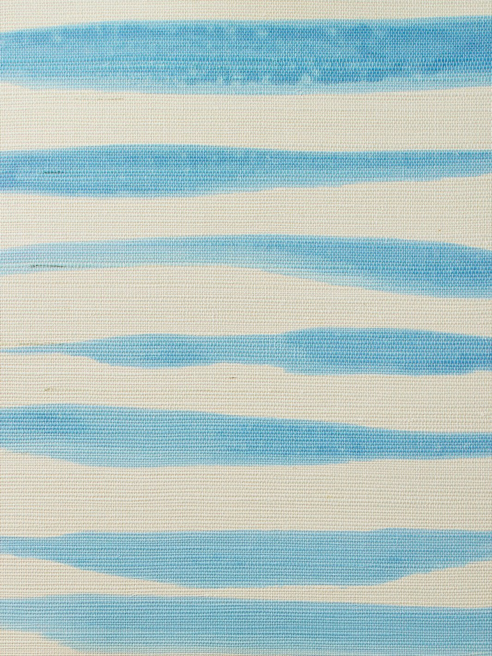 watercolor weave large light blue grasscloth