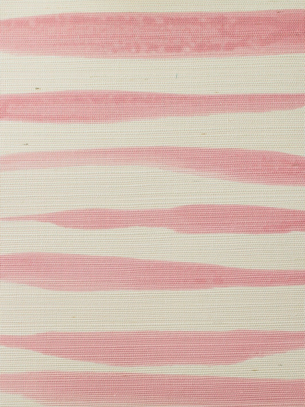 watercolor weave large pink grasscloth