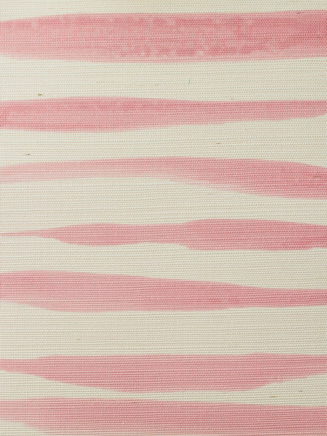 'Watercolor Weave Large' Grasscloth' Wallpaper by Wallshoppe - Pink