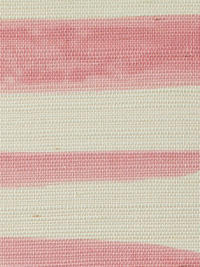 'Watercolor Weave Large' Grasscloth' Wallpaper by Wallshoppe - Pink