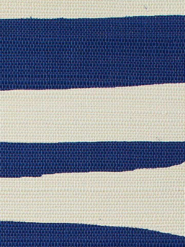 watercolor weave large solid navy grasscloth