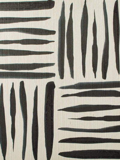 watercolor weave small black grasscloth