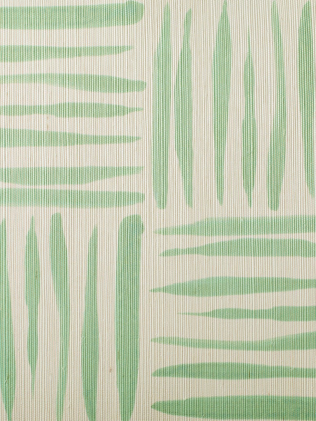 watercolor weave small green grasscloth