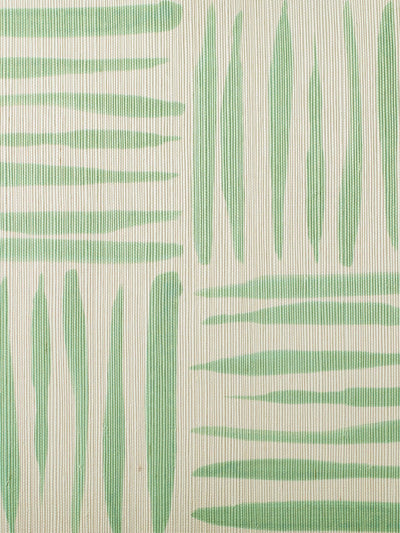 watercolor weave small green grasscloth