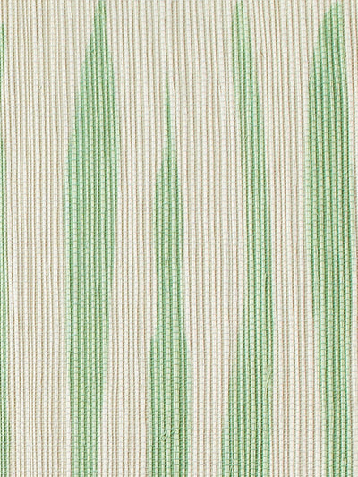 'Watercolor Weave Small' Grasscloth' Wallpaper by Wallshoppe - Green