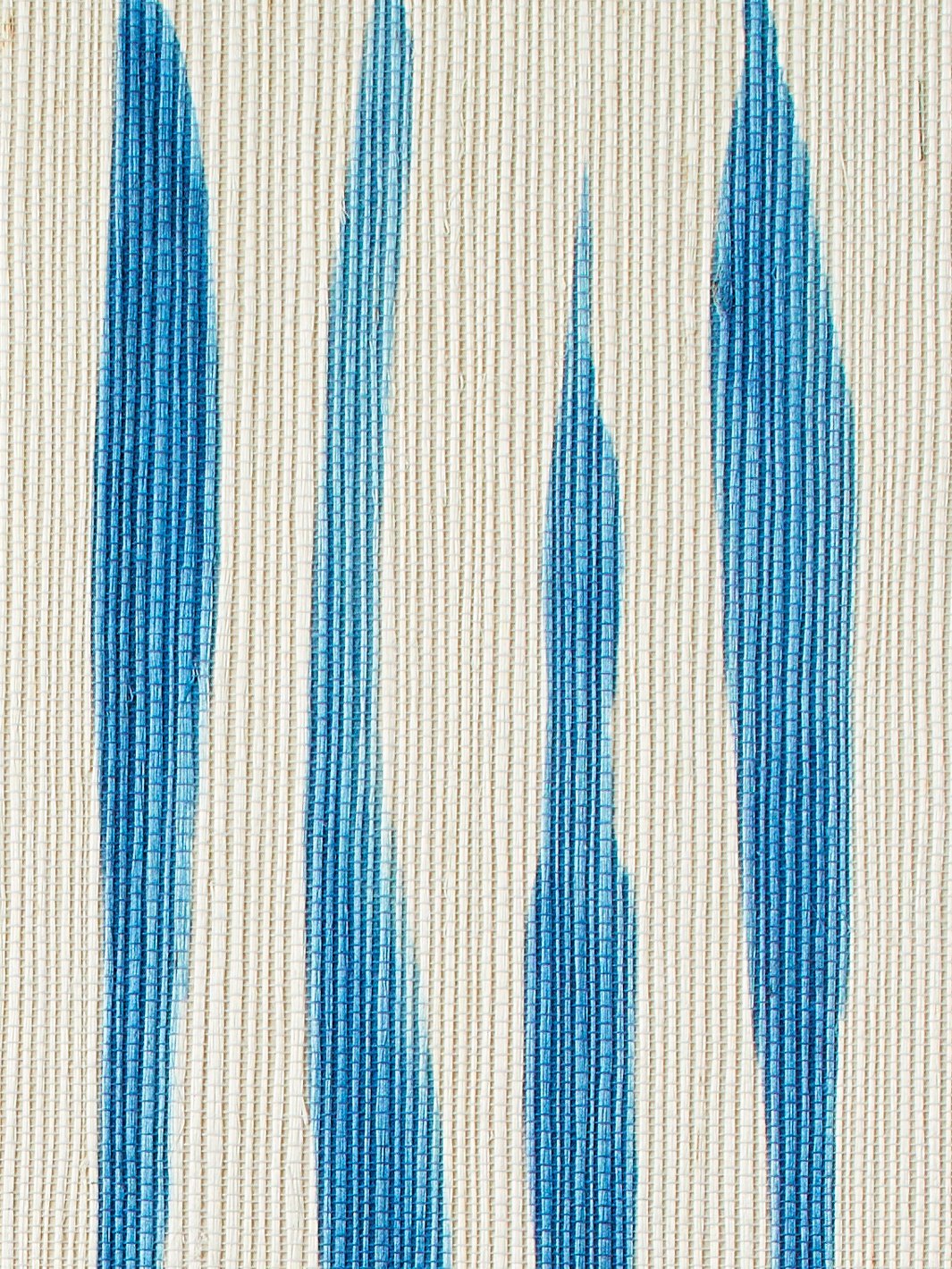 'Watercolor Weave Small' Grasscloth' Wallpaper by Wallshoppe - Lapis