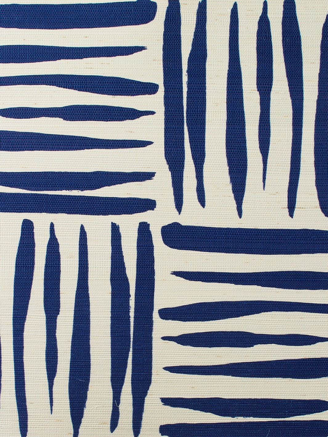 watercolor weave small solid navy grasscloth