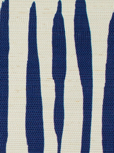 watercolor weave small solid navy grasscloth