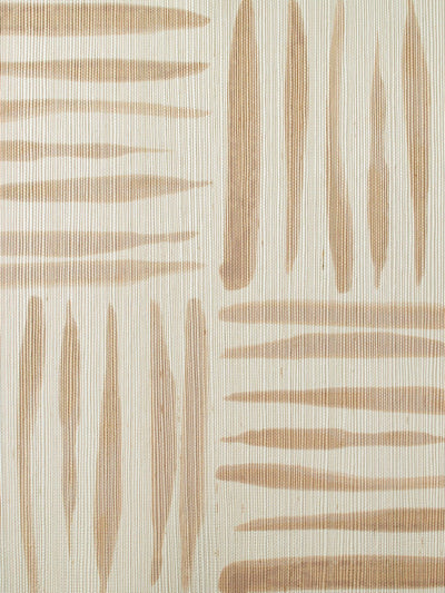 watercolor weave small taupe grasscloth