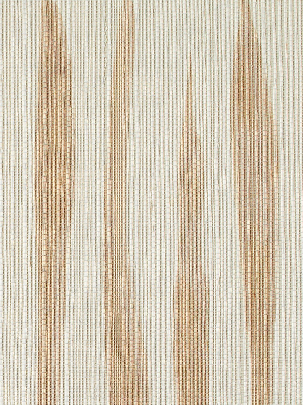 'Watercolor Weave Small' Grasscloth' Wallpaper by Wallshoppe - Taupe