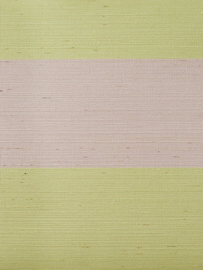 wide stripe two color acid pink grasscloth